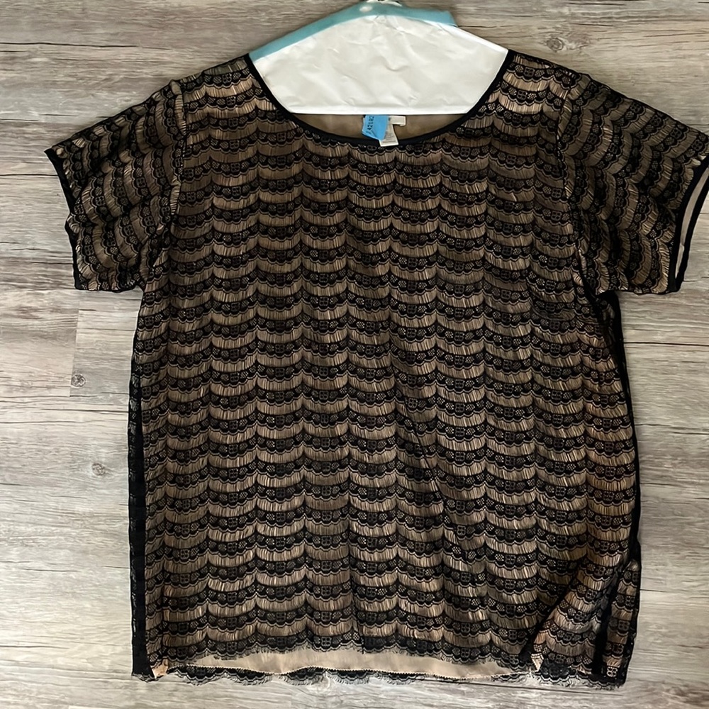 J Crew lace top size medium